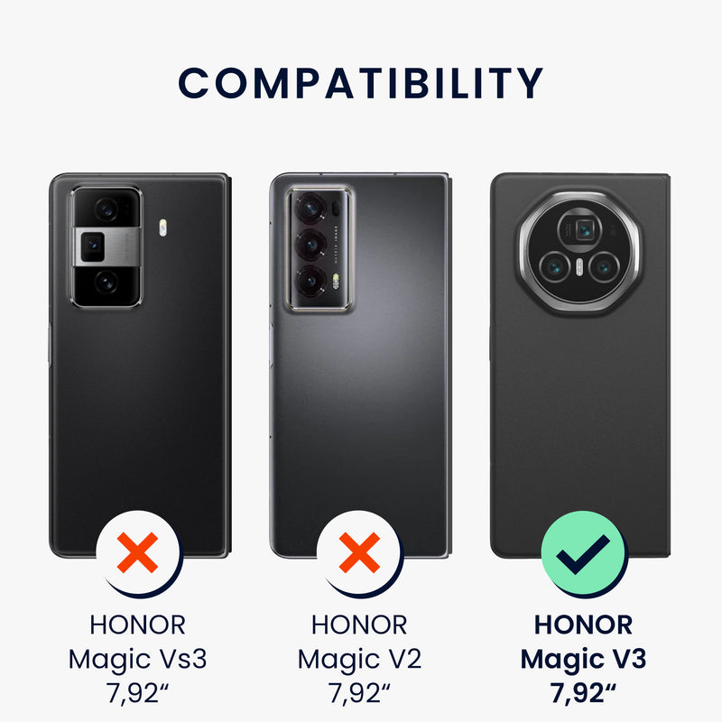 kwmobile Flip Hardcase kompatibel mit HONOR Magic V3 - Hülle für Foldable Handy - Handyhülle