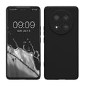 kwmobile Handyhülle kompatibel mit HONOR Magic7 Lite Hülle - Handy Case aus weichem Silikon in Schwarz matt Schwarz matt  