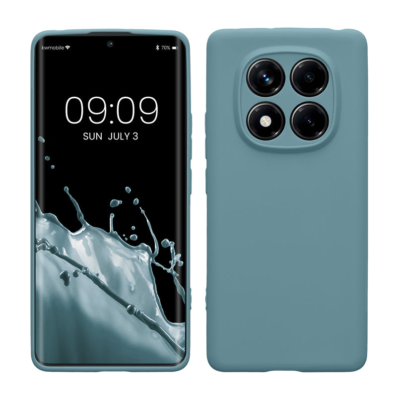 kwmobile Handyhülle kompatibel mit Xiaomi Redmi Note 14 Pro 4G Hülle - Handy Case aus weichem Silikon in Antique Stone Antique Stone  