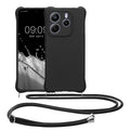 kwmobile Necklace Case kompatibel mit Xiaomi Redmi Note 14 5G (Nicht für 4G) Hülle - Cover mit Kordel zum Umhängen
