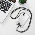 kwmobile Universal Handykette aus Nylon - universale Umhängekette für Smartphone - verstellbares Handyband zum Umhängen