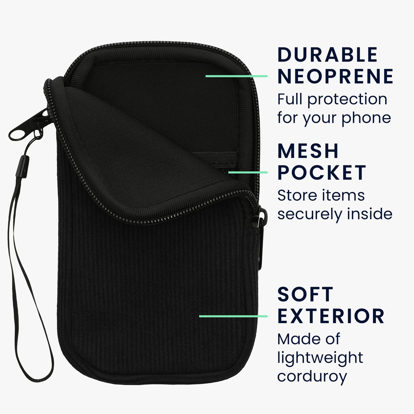 kwmobile Handytasche Hülle Case Innenmaße Handyhülle