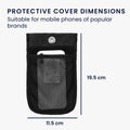 kwmobile Necklace Case für 7" Handyhülle Handytasche 17,8 x 8,5 cm Innenmaße Schutzhülle
