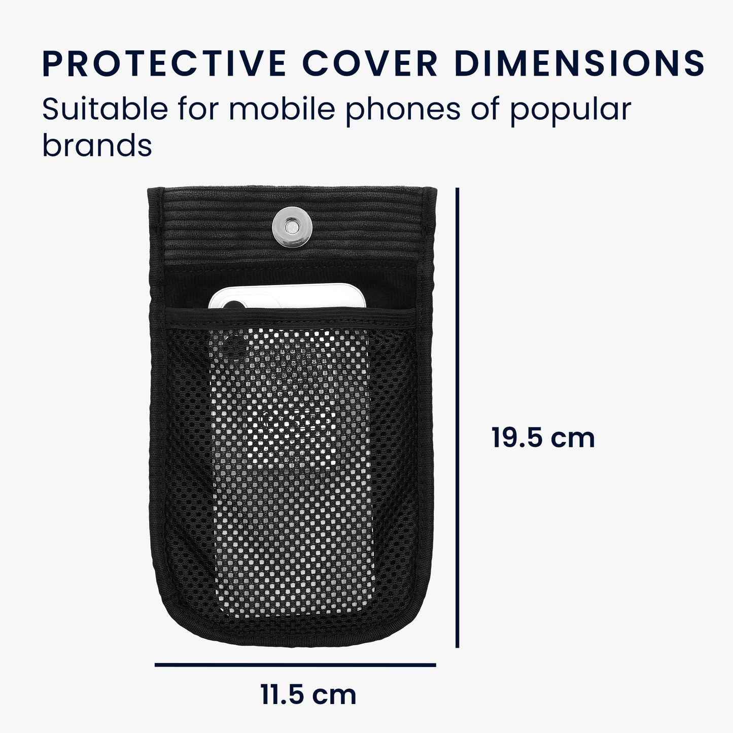 kwmobile Necklace Case für 7" Handyhülle Handytasche 17,8 x 8,5 cm Innenmaße Schutzhülle