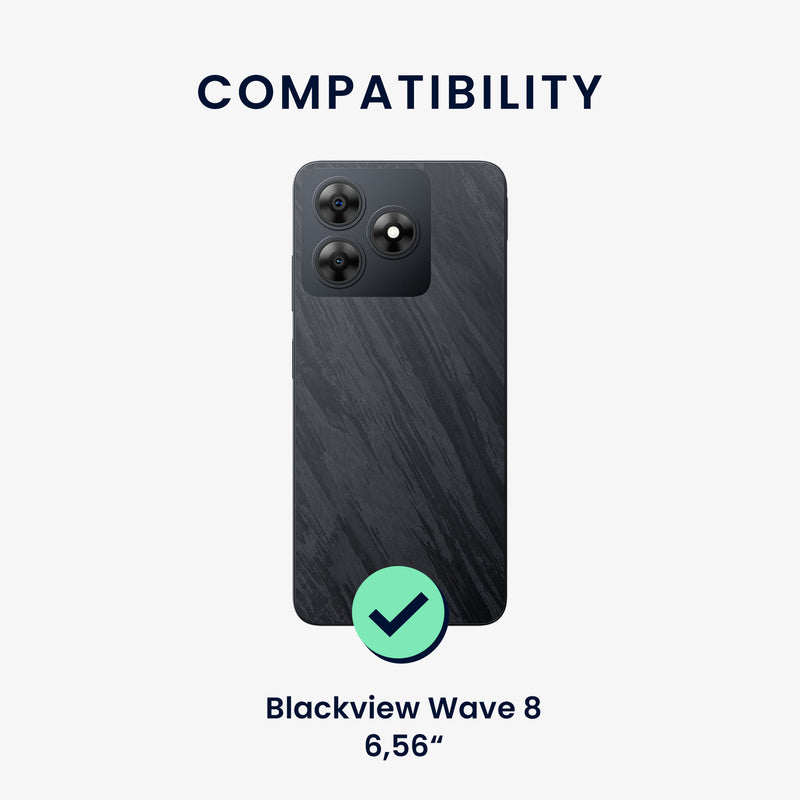 kwmobile Handyhülle für Blackview Wave 8 Hülle - weiches Handy Silikon Case - Schutzhülle Cover