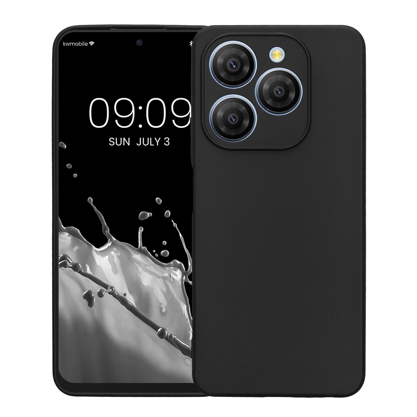 kwmobile Handyhülle für Blackview Shark 9 Hülle - weiches Handy Silikon Case - Schutzhülle Cover