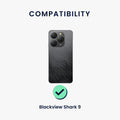kwmobile Handyhülle für Blackview Shark 9 Hülle - weiches Handy Silikon Case - Schutzhülle Cover