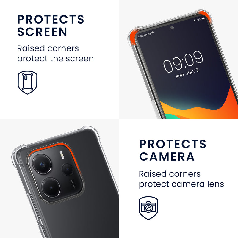 kwmobile Necklace Case kompatibel mit Xiaomi Redmi Note 14 4G (Nicht für 5G) Hülle