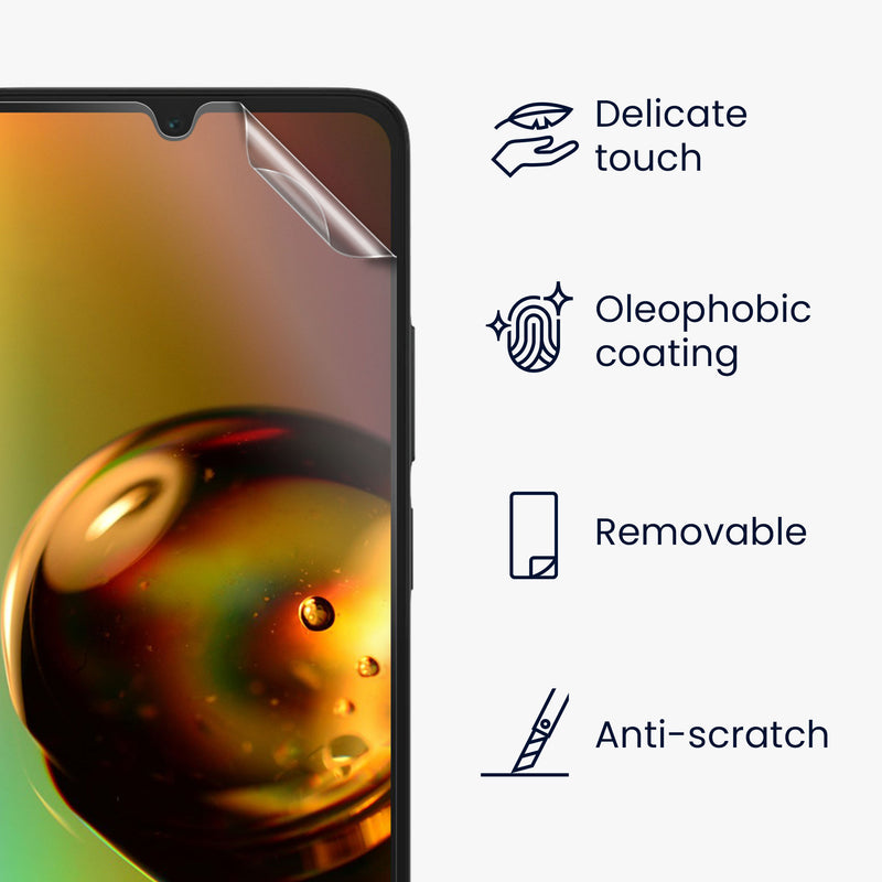 kwmobile Displayschutzfolie kompatibel mit Xiaomi Redmi 14C / Poco C75 Folie Set