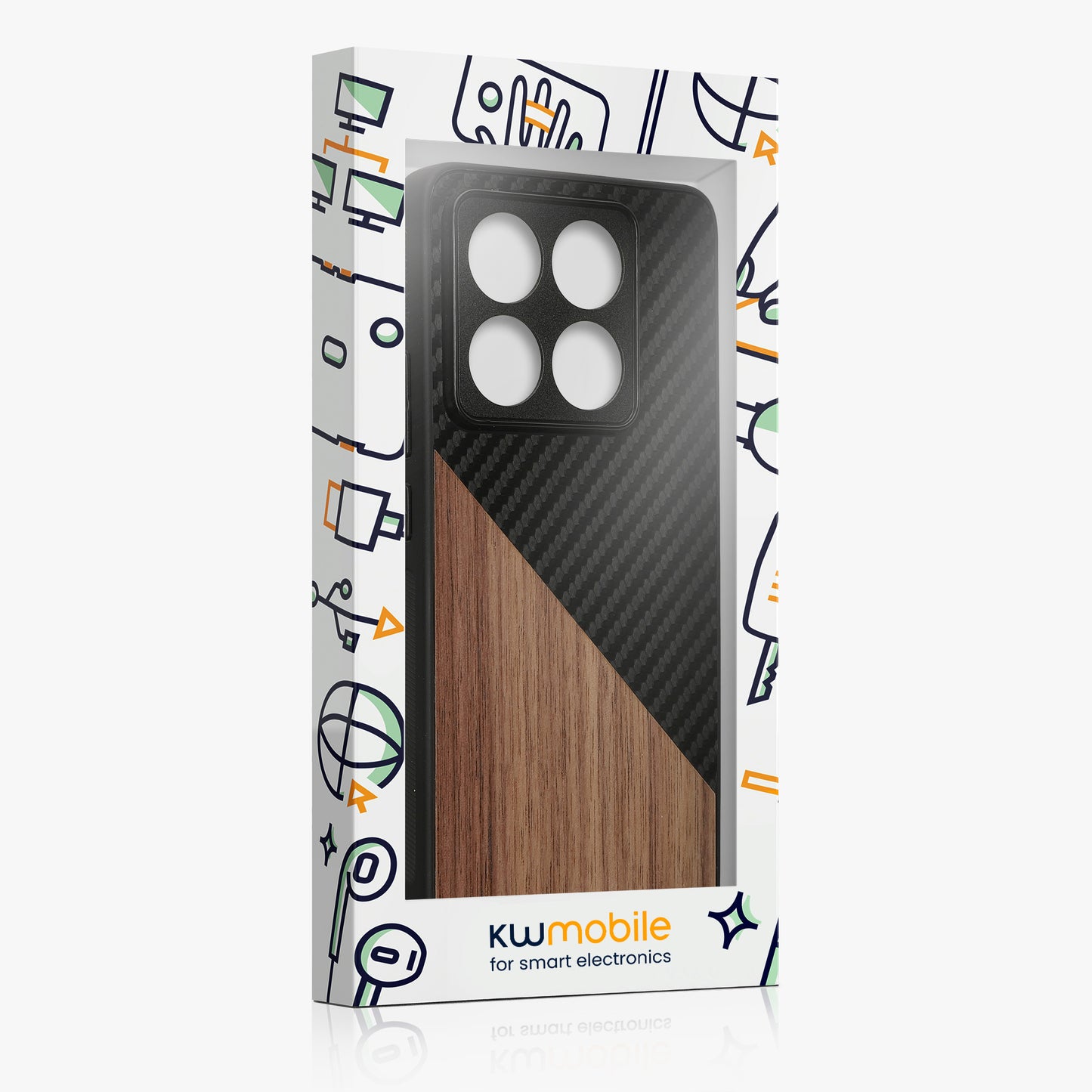 kwmobile Hülle kompatibel mit Xiaomi 14T Pro - Handyhülle - Handy Schutzhülle - Smartphone Cover