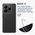 kwmobile Hülle kompatibel mit Xiaomi Redmi Note 14 5G - Ecken Schutz - Schutzhülle Cover