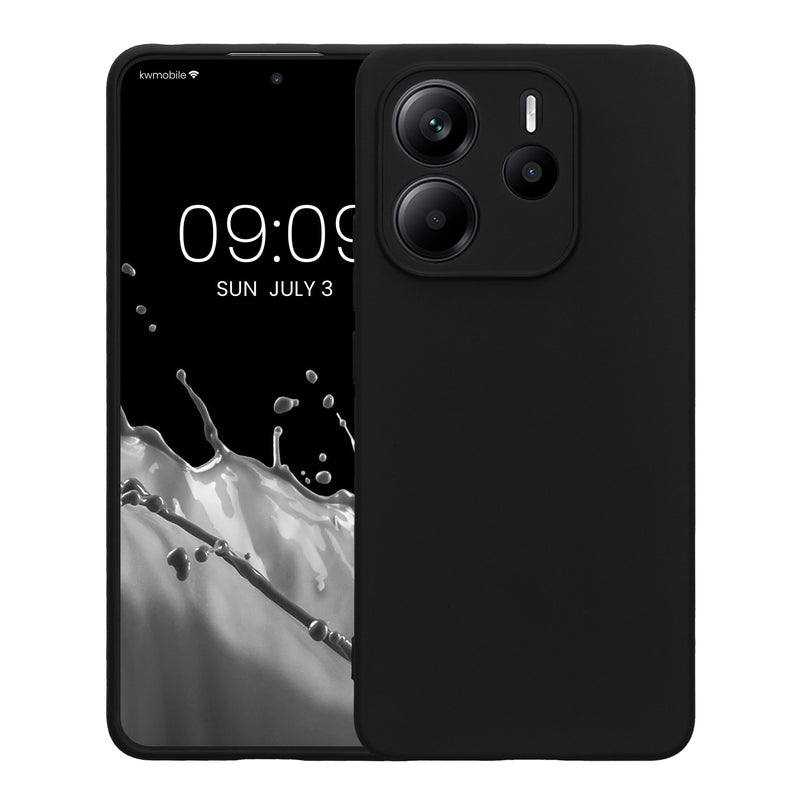 kwmobile Handyhülle für Xiaomi Redmi Note 14 4G (Nicht für 5G) Hülle - weiches Handy Silikon Case - Schutzhülle Cover