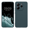 kwmobile Handyhülle kompatibel mit Xiaomi Redmi Note 14 4G (Nicht für 5G) Hülle - Handy Case aus weichem Silikon in Dunkler Schiefer Dunkler Schiefer  