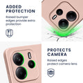 kwmobile Handyhülle für Xiaomi Redmi Note 14 4G (Nicht für 5G) Hülle - weiche Silikon Case metallisch schimmernd - Schutzhülle Cover