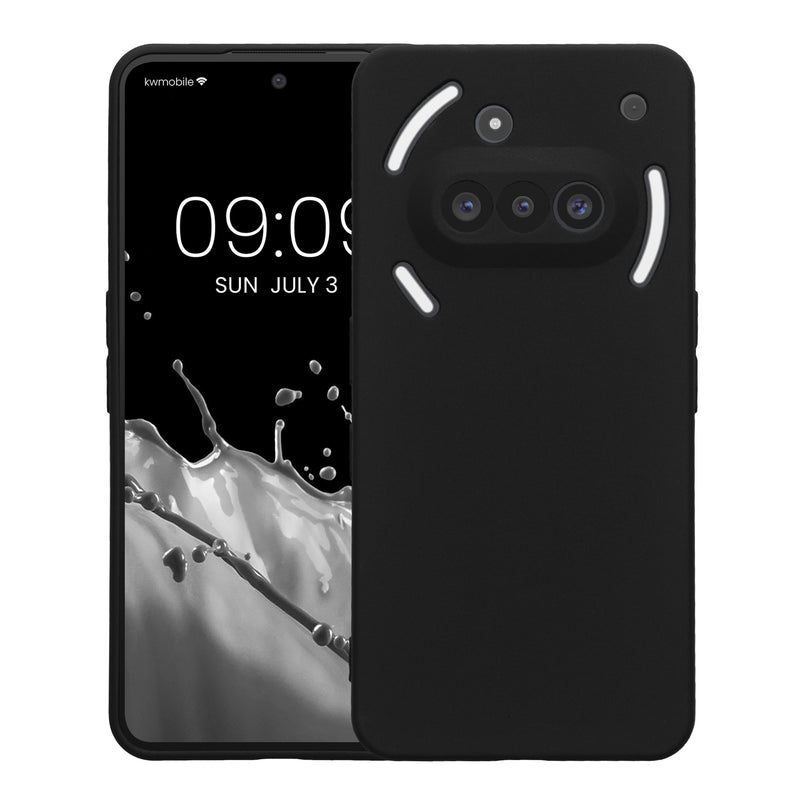 TPU Hülle mit Kameraschutz für Nothing Phone 3a in Graugrün