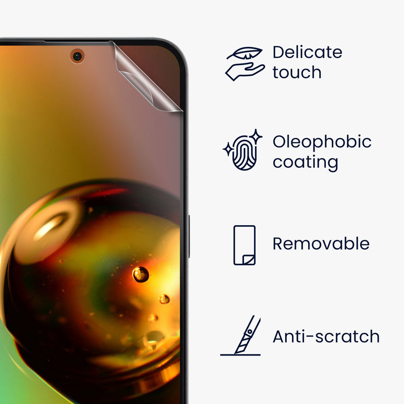 3x Folie kristallklar für Nothing Phone 3a / Phone 3a Pro