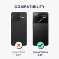 kwmobile Handyhülle für Xiaomi Poco F7 Ultra Hülle - weiches Handy Silikon Case - Schutzhülle Cover