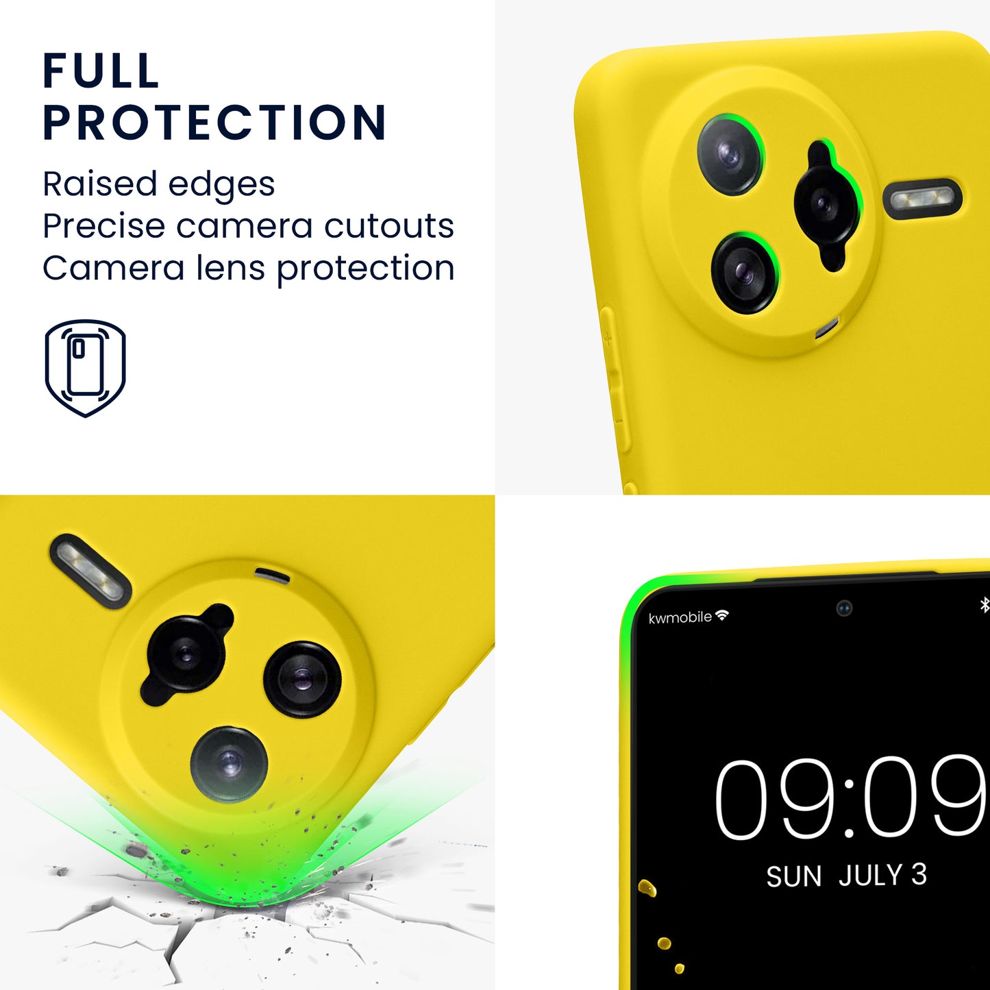 kwmobile Handyhülle für Xiaomi Poco F7 Ultra Hülle - weiches Handy Silikon Case - Schutzhülle Cover