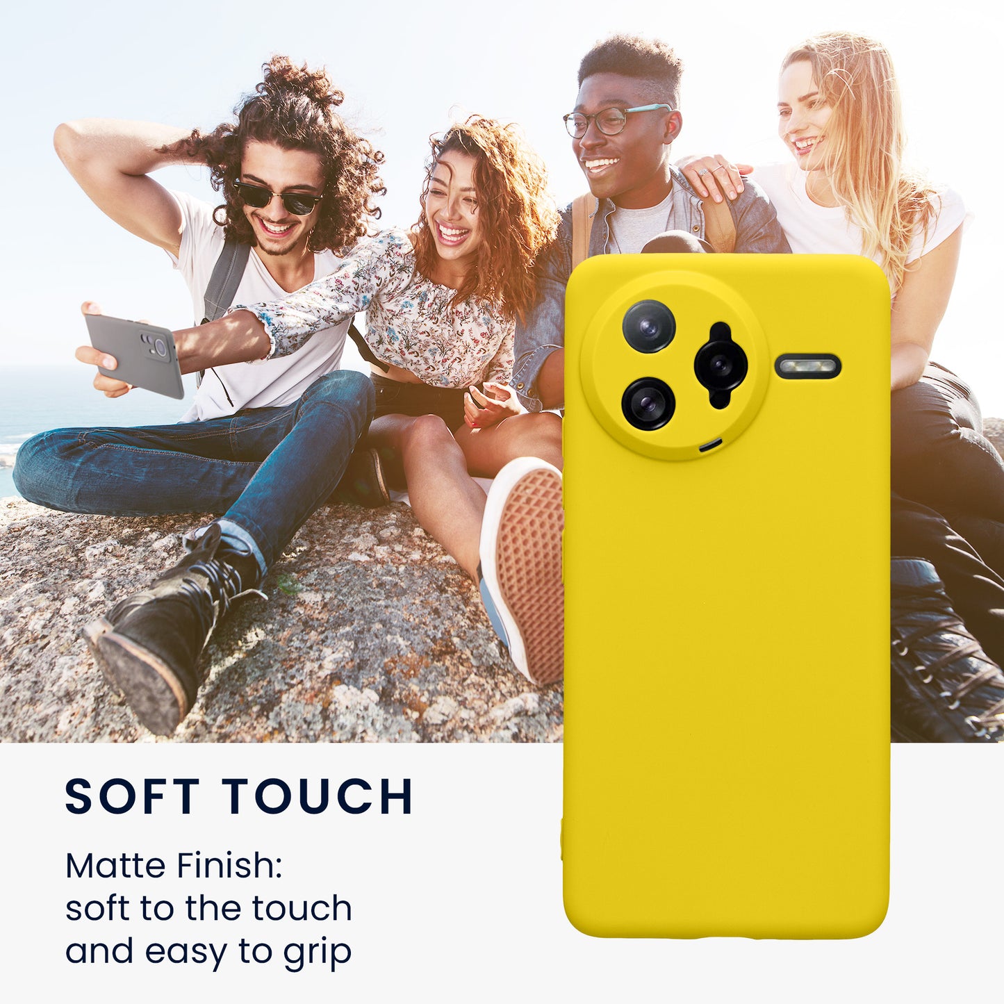 kwmobile Handyhülle für Xiaomi Poco F7 Ultra Hülle - weiches Handy Silikon Case - Schutzhülle Cover
