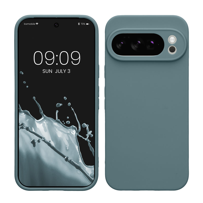 kwmobile Handyhülle kompatibel mit Google Pixel 10 Pro Hülle - Handy Case aus weichem Silikon in Arctic Night Arctic Night  