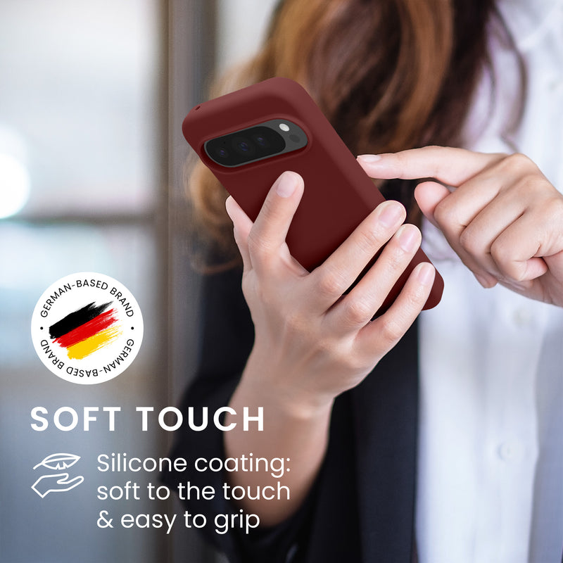 kwmobile Hülle kompatibel mit Google Pixel 10 Pro XL Hülle - magnetisches Silikon Case kompatibel mit MagSafe - Cover gummiert