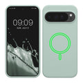 kwmobile Hülle kompatibel mit Google Pixel 10 Pro XL Hülle - magnetisches Silikon Case kompatibel mit MagSafe - Cover gummiert Cool Mint Cool Mint  