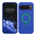 kwmobile Hülle kompatibel mit Google Pixel 10 Pro XL Hülle - magnetisches Silikon Case kompatibel mit MagSafe - Cover gummiert Baltik Blau Baltik Blau  