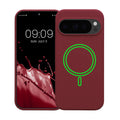 kwmobile Hülle kompatibel mit Google Pixel 10 / Pixel 10 Pro Hülle - magnetisches Silikon Case kompatibel mit MagSafe - Cover gummiert