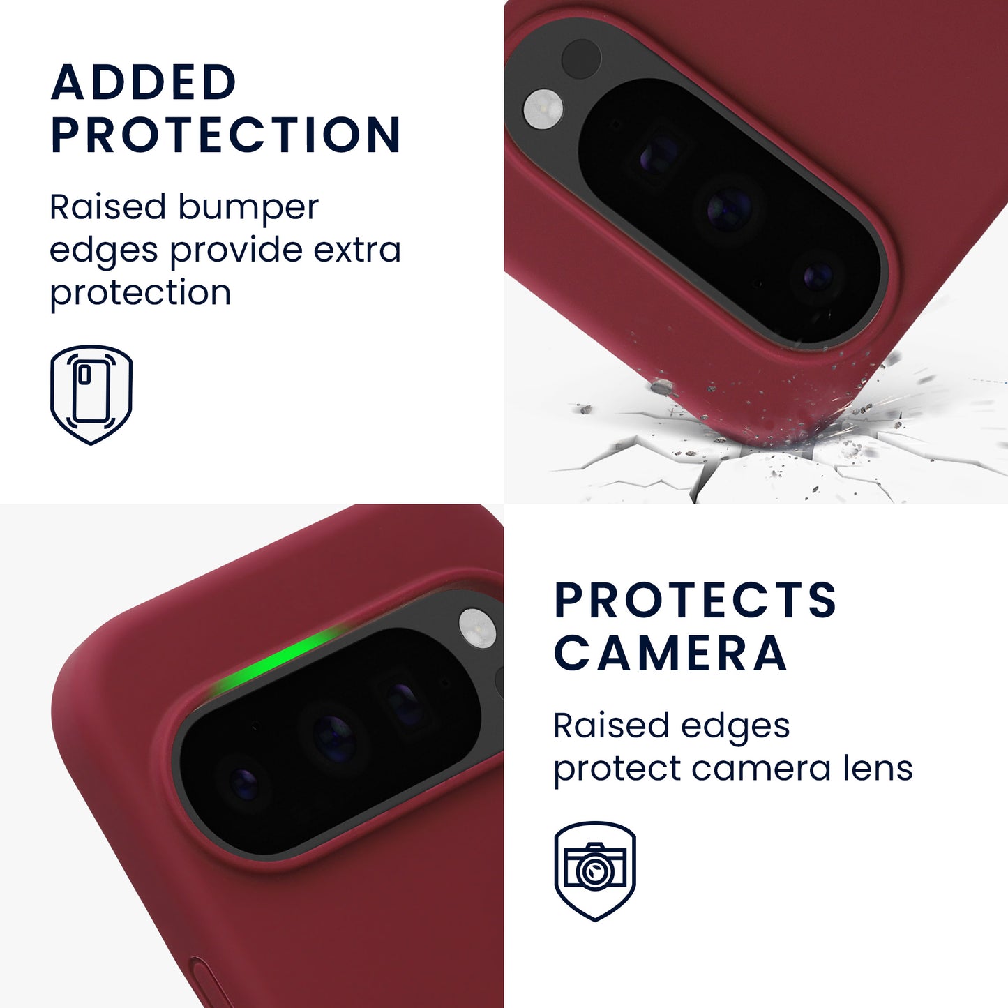 kwmobile Hülle kompatibel mit Google Pixel 10 / Pixel 10 Pro Hülle - magnetisches Silikon Case kompatibel mit MagSafe - Cover gummiert