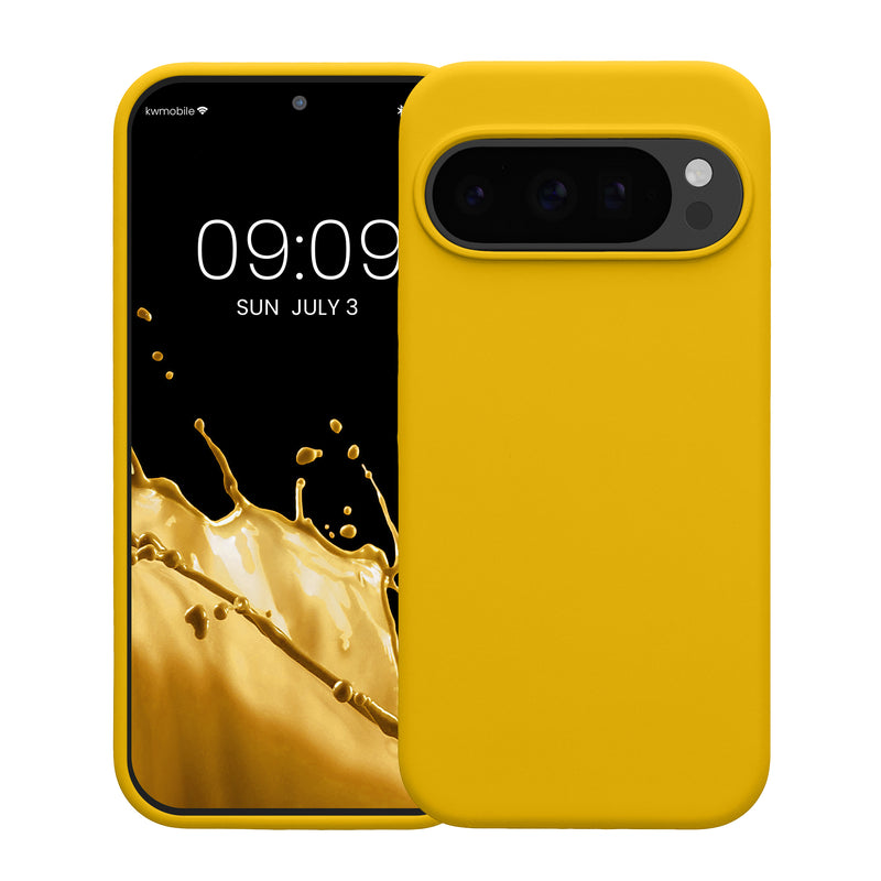 kwmobile Handyhülle für Google Pixel 10 / Pixel 10 Pro Hülle - Case Silikon - Kabelloses Laden - Schutzhülle Cover
