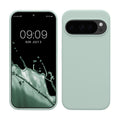 kwmobile Hülle kompatibel mit Google Pixel 10 / Pixel 10 Pro Hülle - Silikon Handy Case - Handyhülle weiche Oberfläche - kabelloses Laden - Cool Mint Cool Mint  