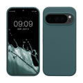 kwmobile Hülle kompatibel mit Google Pixel 10 / Pixel 10 Pro Hülle - Silikon Handy Case - Handyhülle weiche Oberfläche - kabelloses Laden - Arctic Night Arctic Night  