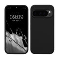 kwmobile Hülle kompatibel mit Google Pixel 10 / Pixel 10 Pro Hülle - Silikon Handy Case - Handyhülle weiche Oberfläche - kabelloses Laden - Schwarz matt Schwarz matt  