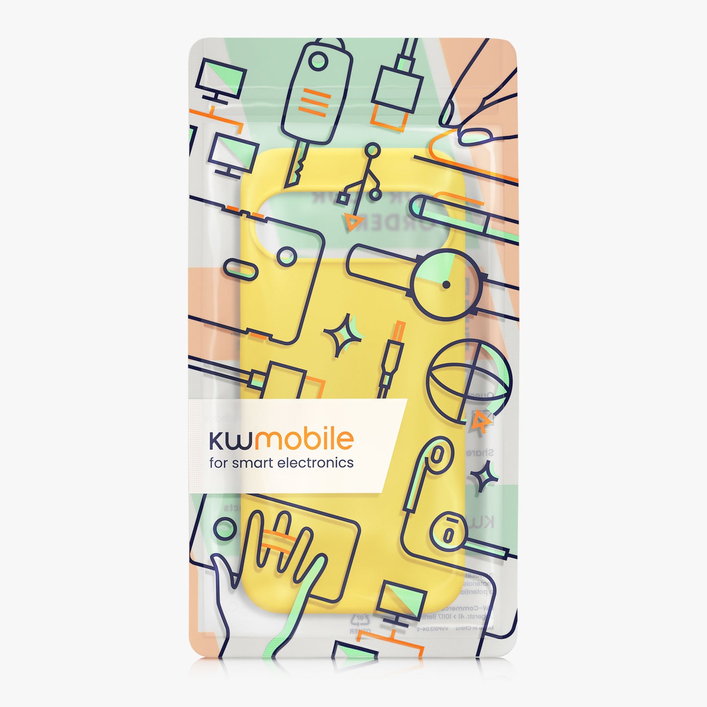 kwmobile Handyhülle für Google Pixel 10 Pro XL Hülle - Case Silikon - Kabelloses Laden - Schutzhülle Cover