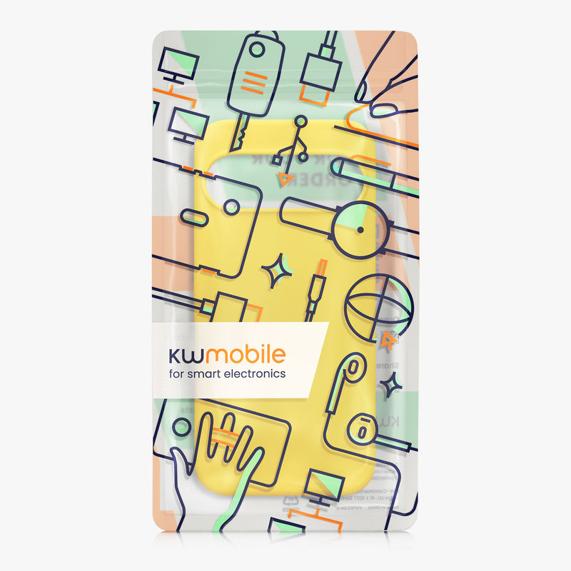 kwmobile Handyhülle für Google Pixel 10 Pro XL Hülle - Case Silikon - Kabelloses Laden - Schutzhülle Cover