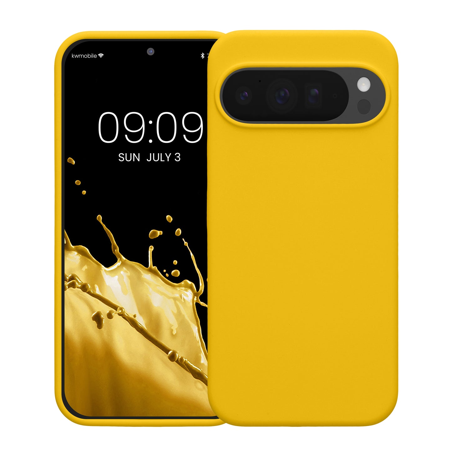 kwmobile Handyhülle für Google Pixel 10 Pro XL Hülle - Case Silikon - Kabelloses Laden - Schutzhülle Cover