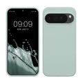 kwmobile Hülle kompatibel mit Google Pixel 10 Pro XL Hülle - Silikon Handy Case - Handyhülle weiche Oberfläche - kabelloses Laden - Cool Mint Cool Mint  