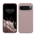 kwmobile Hülle kompatibel mit Google Pixel 10 Pro XL Hülle - Silikon Handy Case - Handyhülle weiche Oberfläche - kabelloses Laden - Nude Lilac Nude Lilac  