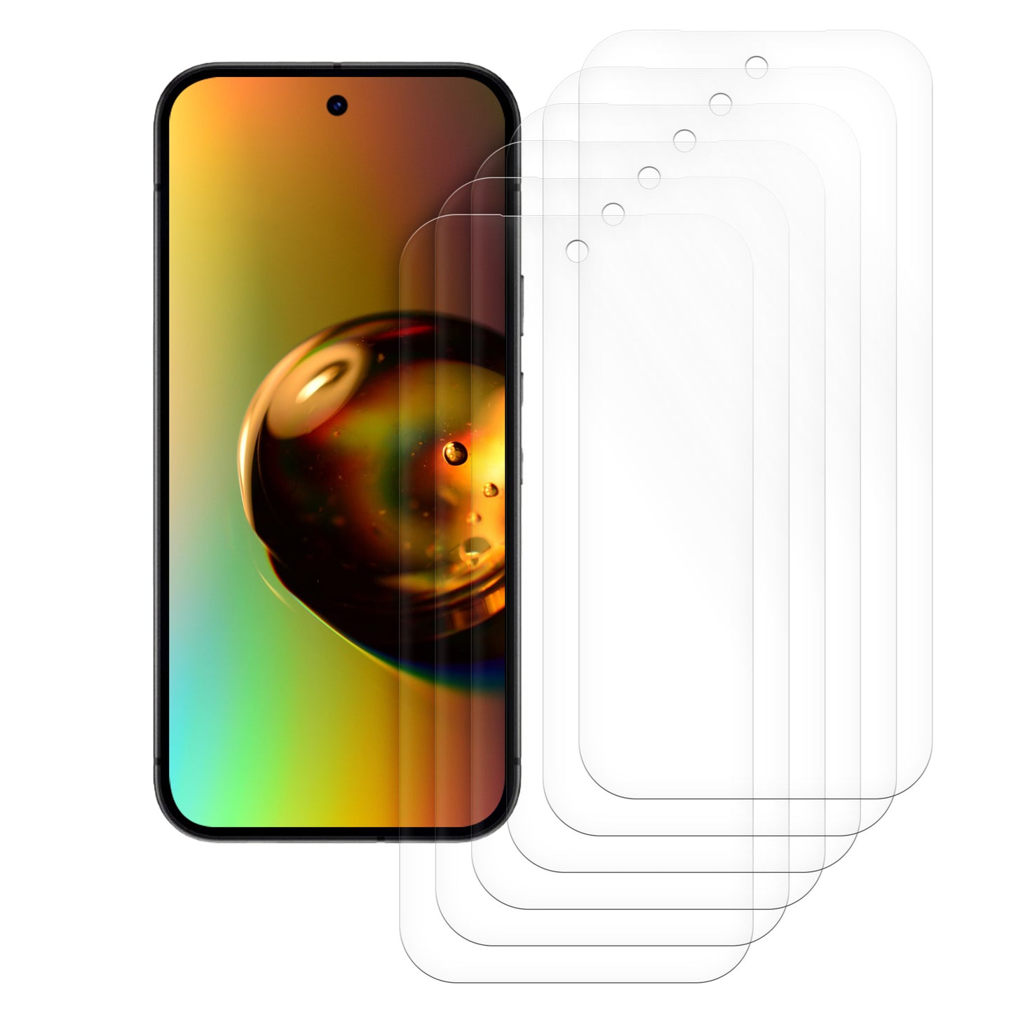 kwmobile Displayschutzfolie kompatibel mit Google Pixel 9a Folie Set