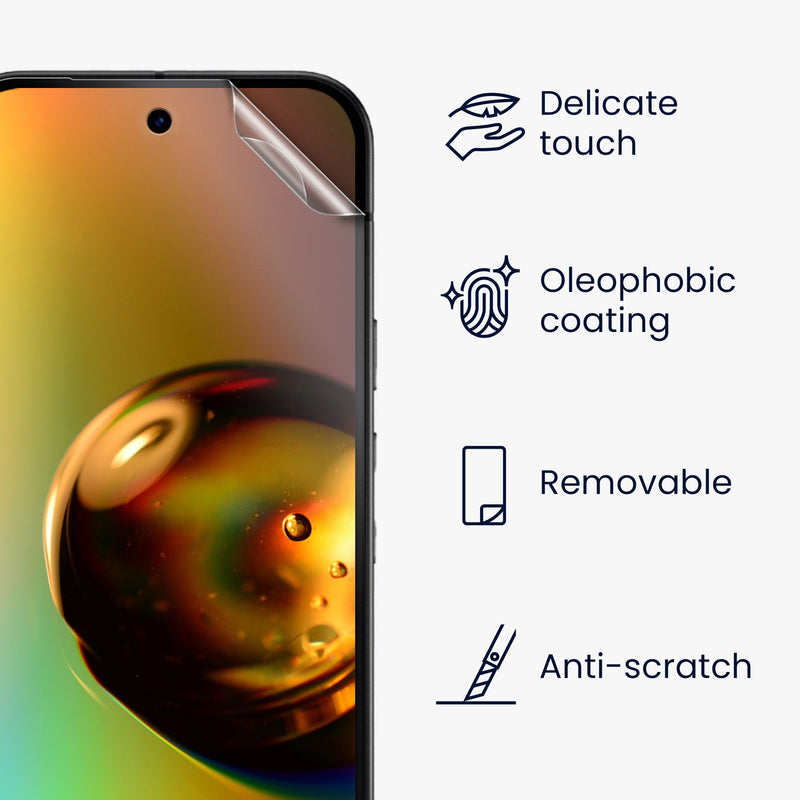 kwmobile Displayschutzfolie kompatibel mit Google Pixel 9a Folie Set
