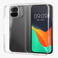 kwmobile Hülle kompatibel mit Google Pixel 10 Pro Fold Case - Faltbare Handyhülle mit Rahmen - Robustes Cover in Transparent Transparent  