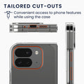 kwmobile Hülle kompatibel mit Google Pixel 10 Pro Fold Case Faltbare Handyhülle mit Rahmen Robustes Cover