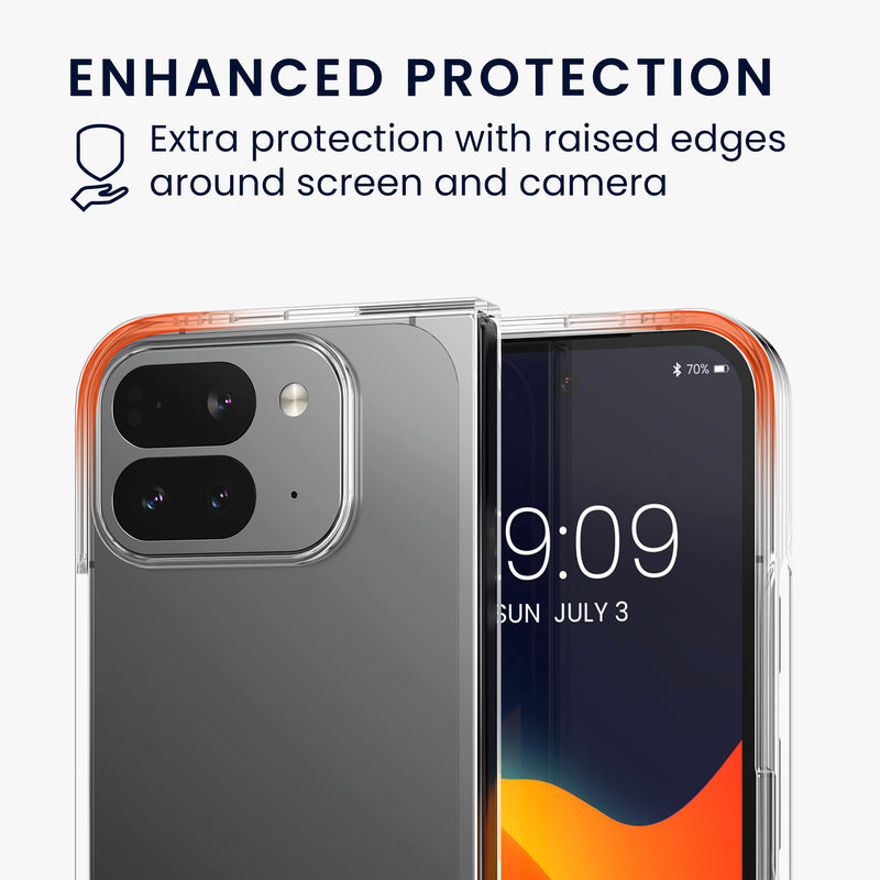 kwmobile Hülle kompatibel mit Google Pixel 10 Pro Fold Case Faltbare Handyhülle mit Rahmen Robustes Cover