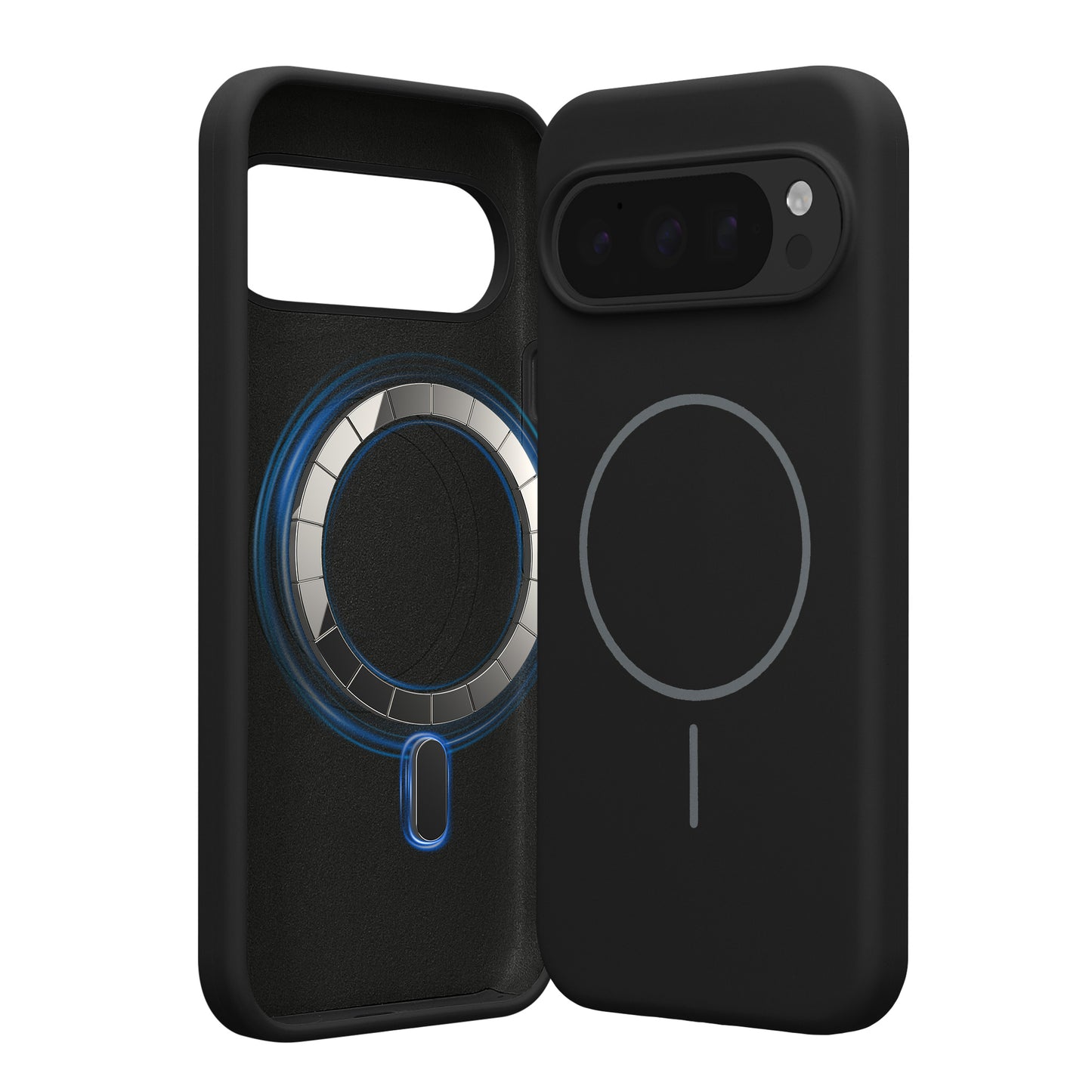 kwmobile Silikon Hülle für Google Pixel 10 Pro XL Handyhülle - Case Kompatibel mit MagSafe
