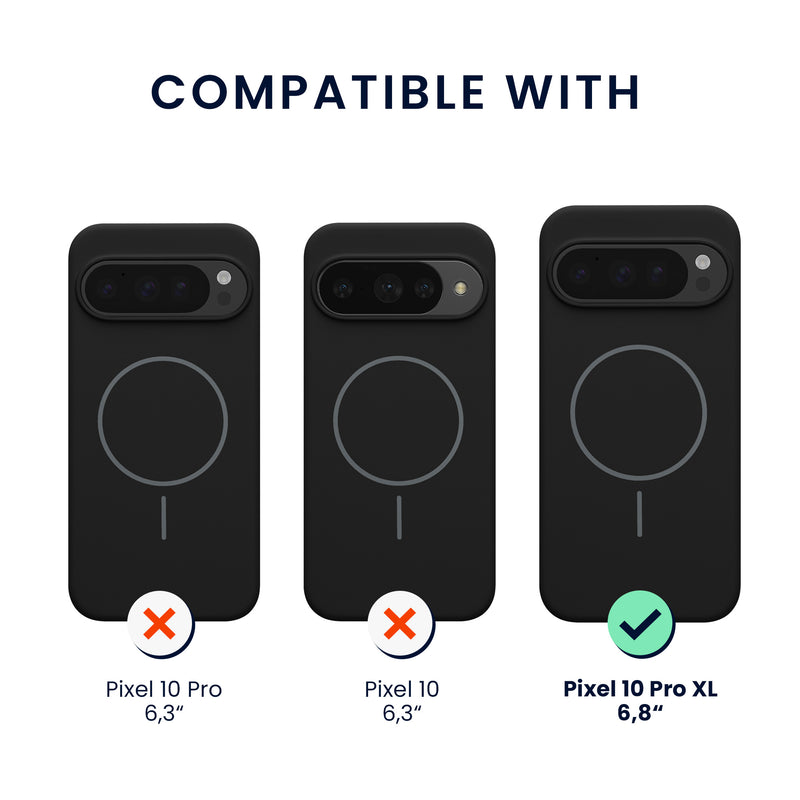 kwmobile Silikon Hülle für Google Pixel 10 Pro XL Handyhülle - Case Kompatibel mit MagSafe