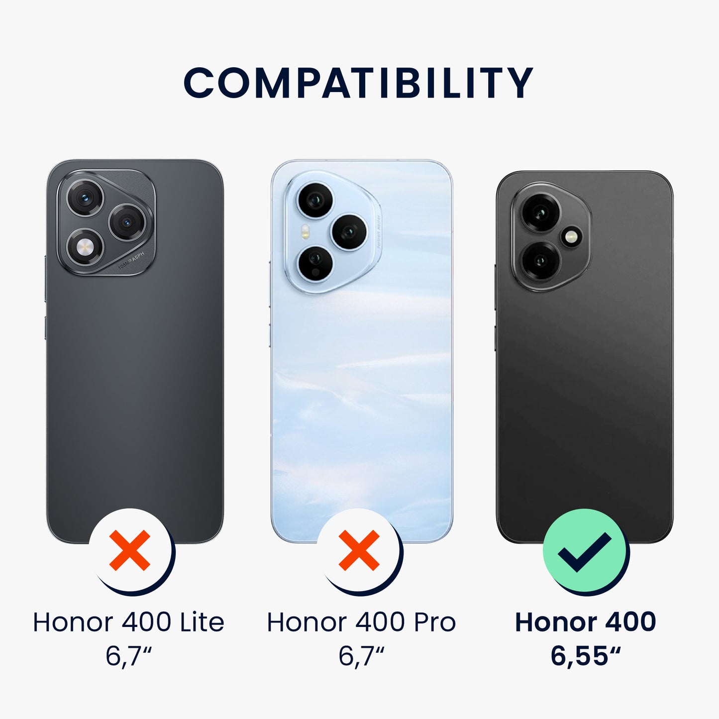 kwmobile Handyhülle kompatibel mit HONOR 400 Hülle - Handy Case aus weichem Silikon