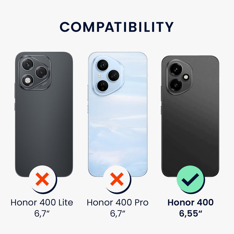 kwmobile Handyhülle kompatibel mit HONOR 400 Hülle - Handy Case aus weichem Silikon