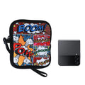 kwmobile Handytasche für faltbare Smartphones XXS - 3 / 3,5" Hülle - Neopren Tasche - Telefon Tasche mit 10 x 8 x 2 cm Innenmaße - Comic Symbole Mehrfarbig XXS [dsg02]