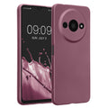 kwmobile Handyhülle kompatibel mit Xiaomi Redmi A3 Hülle - weiche Silikon Case metallisch schimmernd in Metallic Lavendel Metallic Lavendel  