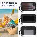 kwmobile Handytasche aus weichem Silikon - Handy Tasche 18 x 12 x 2,5 cm - Kosmetiktasche Schutzhülle
